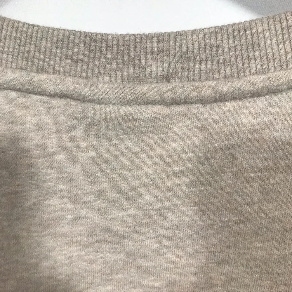 All in Motion Tan Crewneck Sweatshirt with Thumbholes